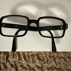Ray-Ban Black Frame with Green Accents Glasses